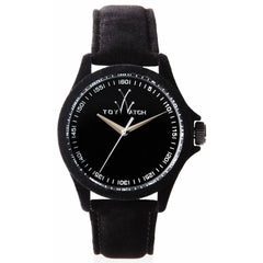 Toy Watch - Women's Watch - Sartorial Quartz Black Dial Leather Strap | PE01BK