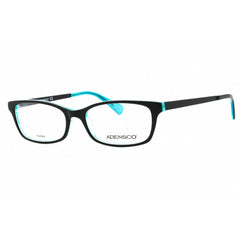 Adensco Women's Eyeglasses - Black Turquoise Cat Eye Plastic Frame | Ad 213 0EL9 00