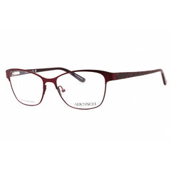 Adensco Women's Eyeglasses - Matte Plum Cat Eye Full Rim Metal Frame | AD 224 0U7I 00