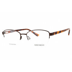 Adensco Women's Eyeglasses - Brown Cat Eye Half Rim Metal Frame | AD 235 009Q 00
