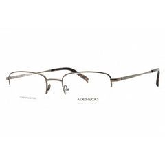 Adensco Men's Eyeglasses - Gunmetal Rectangular Half Rim Metal Frame | Stefano 01Y7 00