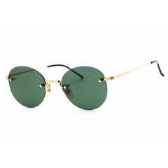 Calvin Klein Unisex Sunglasses - Gold Round Rimless Titanium Frame | CK22112TS 718