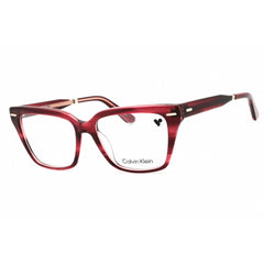 Calvin Klein Women's Eyeglasses - Burgundy Havana Square Plastic Frame | CK22539 609