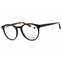 Calvin Klein Unisex Eyeglasses - Black Round Full Rim Plastic Frame | CK22546 001