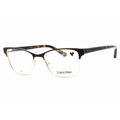 Calvin Klein Women's Eyeglasses - Brown Cat Eye Full Rim Metal Frame | CK23107 200