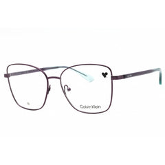 Calvin Klein Women's Eyeglasses - Plum Butterfly Full Rim Metal Frame | CK23128 511