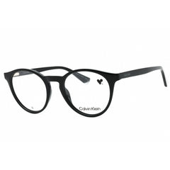 Calvin Klein Unisex Eyeglasses - Black Round Injected Propionate Frame | CK23549 001