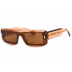 Calvin Klein Unisex Sunglasses - Light Brown Rectangular Acetate Frame | CK24503S 278