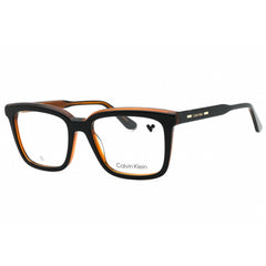 Calvin Klein Unisex Eyeglasses - Black/Charcoal Square Acetate Frame | CK24516 002