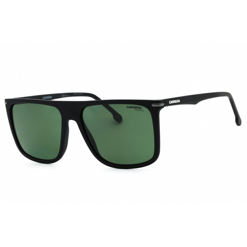NWT Carrera CARRERA 278/S-0003 UC Black Rectangle 58mm Sunglasses Carrera Polarized Green Browline Men main image 4