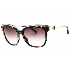 Chopard Women's Sunglasses - Black/Pink Cat Eye Full Rim Acetate Frame | SCH262S 09P2