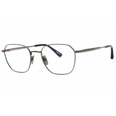 Chopard Men's Eyeglasses - Shiny Gunmetal Square Full Rim Metal Frame | VCHF53M 0568