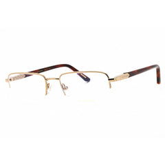 Chopard Women's Eyeglasses - Shiny Grey Gold Rectangular Half Rim Frame | VCHG60 08FF
