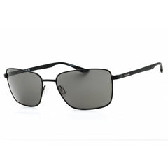 Columbia Men's Sunglasses - Satin Black Rectangular Full Rim Metal Frame | C121S 002