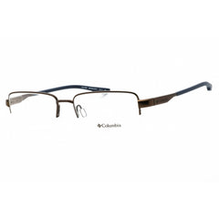 Columbia Men's Eyeglasses - Brown/Navy Rectangular Half Rim Metal Frame | C3012SC 214