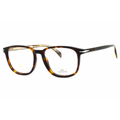 David Beckham Men's Eyeglasses - Havana Square Full Rim Frame | DB 1017 0086 00