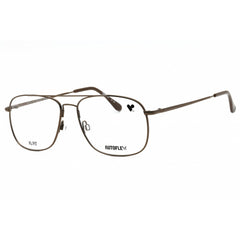 Flexon Unisex Eyeglasses - Brown Avaitor Full Rim Metal Frame | AUTOFLEX 44 110