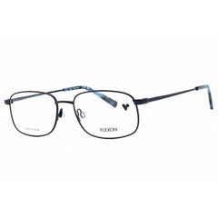 Flexon Men's Eyeglasses - Shiny Navy Rectangular Metal Frame | FLEXON H6054 410