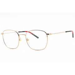 Gucci Men's Eyeglasses - Gold Square Full Rim Metal Frame | GG0681O 001
