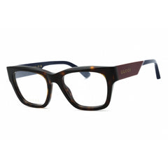 Gucci Men's Eyeglasses - Havana/Red Cat Eye Full Rim Acetate Frame | GG1669O 006