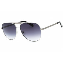 Guess Men's Sunglasses - Shiny Gunmetal Aviator Full Rim Metal Frame | GU00027 08B
