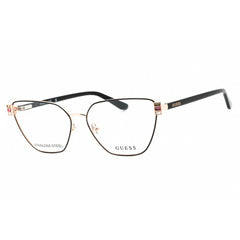 Guess Women's Eyeglasses - Black/Other Cat Eye Full Rim Metal Frame | GU2969 005
