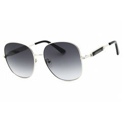 Guess Factory Women's Sunglasses - Shiny Light Nickeltin Square Frame | GF6190 10B