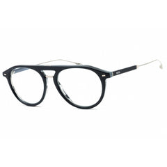 Hugo Boss Men's Eyeglasses - Blue Pilot Full Rim Plastic Frame | BOSS 1358/BB NLB