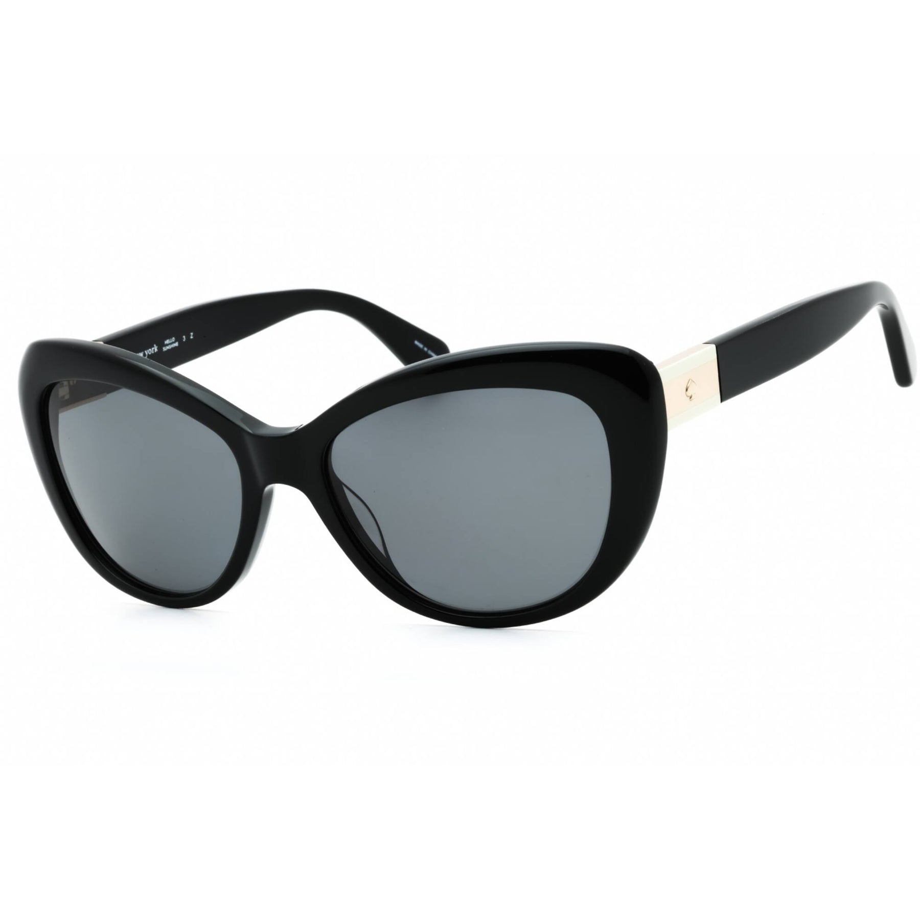 Kate Spade MERIDA/G/S 0807 IR Sunglasses Black Cat Eye Frame, Grey Lenses cc34168a1c881afdfb7cc3fe9c575d  main image 3