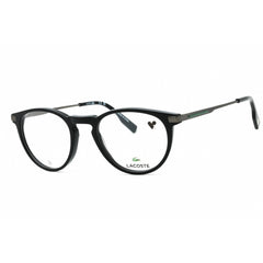 Lacoste Men's Eyeglasses - Black Round Full Rim Acetate Frame | L2941 001