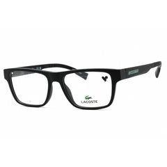 Lacoste Men's Eyeglasses - Matte Black Square Full Rim Plastic Frame | L3655 002