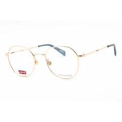 Levi's Unisex Eyeglasses - Gold Round Full Rim Metal Frame | LV 1014 0J5G 00