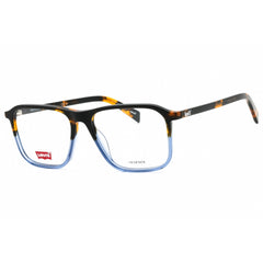 Levi's Men's Eyeglasses - Yellow Blue Havana Square Full Rim Frame | LV 1035 0YF5