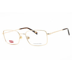 Levi's Men's Eyeglasses - Gold Rectangular Full Rim Metal Frame | LV 5039 J5G