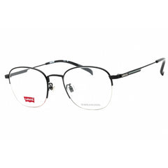 Levi's Men's Eyeglasses - Black Square Half Rim Metal Frame | LV 7064/F/LEV 807