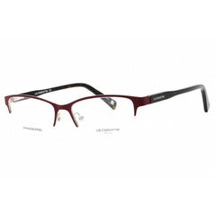 Liz Claiborne Women's Eyeglasses - Burgundy Cat Eye Half Rim Frame | L 456 0LHF 00