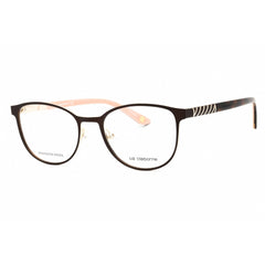 Liz Claiborne Women's Eyeglasses - Brown Gold Oval Full Rim Frame | L 459 0FG4 00