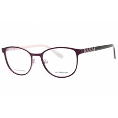 Liz Claiborne Women's Eyeglasses - Violet Oval Full Rim Metal Frame | L 459 0RY8 00