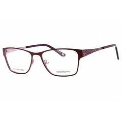 Liz Claiborne Women's Eyeglasses - Plum Rectangular Metal Frame | L 665 00T7 00