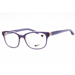 Nike Women's Eyeglasses - Milky Grape Laminate Square Acetate Frame | NIKE 7165 512