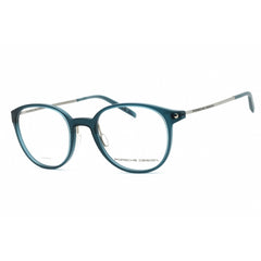 Porsche Men's Eyeglasses - Blue Round Full Rim Plastic Frame | P8335 E