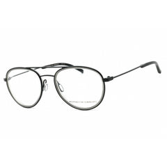 Porsche Men's Eyeglasses - Brown Aviator Full Rim Metal Frame | P8366 D