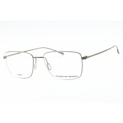 Porsche Men's Eyeglasses - Brown Square Full Rim Titanium Frame | P8382 D