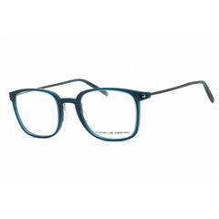 Porsche Men's Eyeglasses - Blue Square Full Rim Plastic Frame | P8385 B