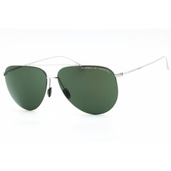 Porsche Men's Sunglasses - Palladium Metallic Full Rim Titanium Frame | P8939 C