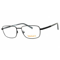Timberland Men's Eyeglasses - Matte Black Rectangular Metal Frame | TB1726 002