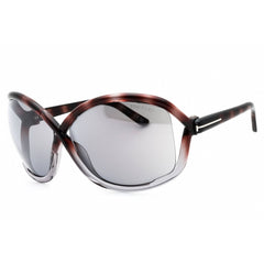 Tom Ford Women's Sunglasses - Gradient Grey Tortoise Oversized Frame | FT1068 55C