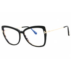 Tom Ford Women's Eyeglasses - Black/Other Cat Eye Acetate Frame | FT5882-B 005