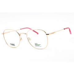 Tommy Hilfiger Women's Eyeglasses - Gold Square Full Rim Metal Frame | TJ 0091 J5G