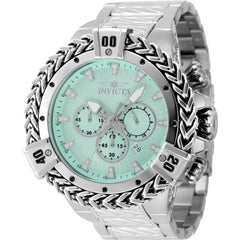 Invicta Men's Watch - Bolt Chronograph Turquoise Dial Silver Steel Bracelet | 48154